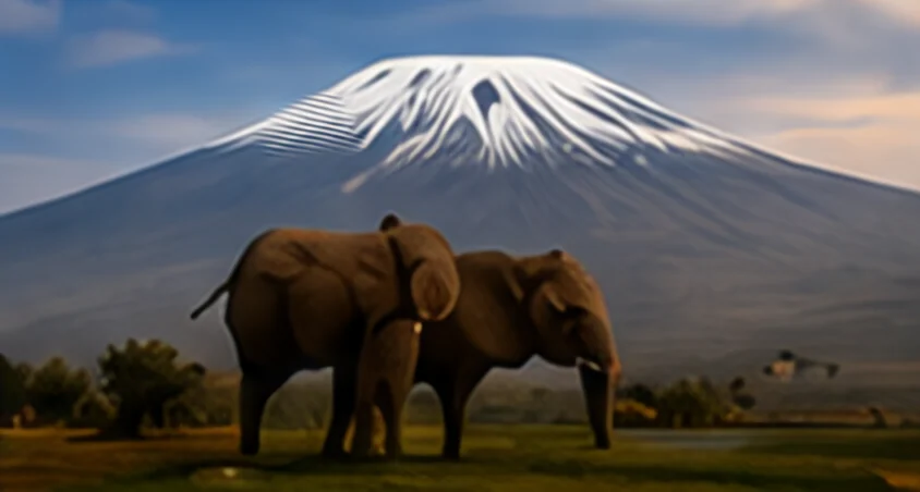 Amboseli and Kilimanjaro